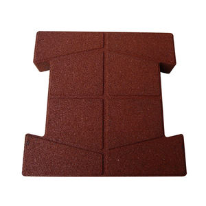 Vente chaude anti-dérapant facile à installer haute densité de verrouillage en caoutchouc chien os finisseur bloc brique pavés pour les allées extérieures - Product Image 1