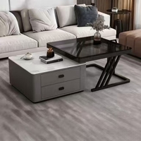 Meubles de salon haut de gamme - Table basse ronde et carrée moderne