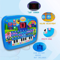 Mini Máquina de Aprendizaje Electrónica Educativa Temprana, Juguete Musical para Niños, Multifuncional, de Plástico, con Sonido y Luz, Funciona con Pilas