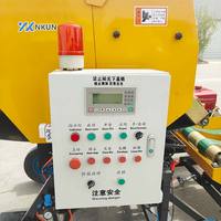 Presse à balles rondes multifonctionnelle automatique de 500 kg avec moteur diesel de Henan