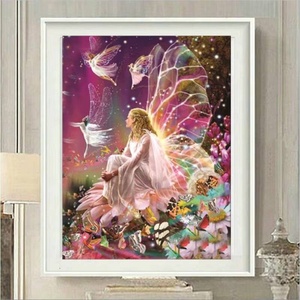 XIXI Vente en gros de peintures au diamant 5D en acrylique personnalisées pour adultes - Art des anges - Product Image 3