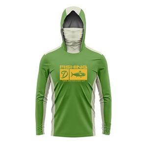 サプライヤー昇華長袖シーサイドメンズフィッシングショーツUVプロテクションシャツメンズバンブーSpfフィッシングパーカー - Product Image 3