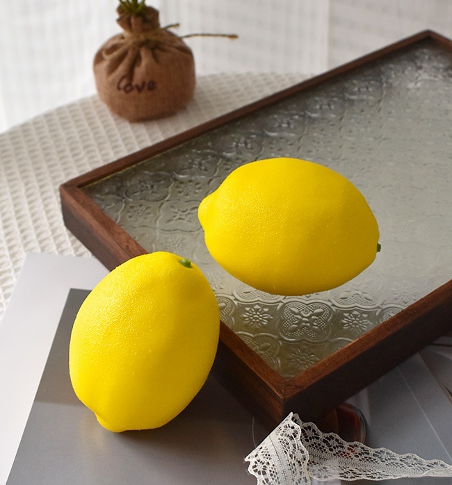 Citron jaune 9,5 x 6,5 cm