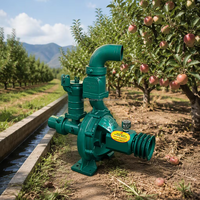 Pompe à eau manuelle intégrée à grand débit pour l'irrigation et l'abreuvement des élevages, avec sortie d'eau stable