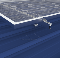 Rail de montage de panneaux solaires en aluminium à prix de gros, accessoires de fixation, installation facile, rail pour module PV, système de toiture solaire