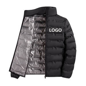 Chaqueta acolchada para hombre Chaqueta de plumón con cuello alto a la moda Abrigos de plumón elegantes - Product Image 2