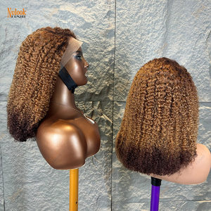 Perruque Lace Frontale 13*4 Cheveux Humains Vierges Double Tressés Brut SDD Boucles Pissy de Vendeurs de Cheveux Humains Vietnamiens Originaux - Product Image 3