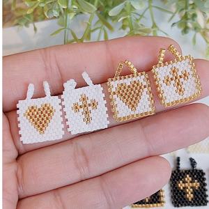 LS-C2014 gros <span class=keywords><strong>miyuki</strong></span> breloques pour bracelet collier croix <span class=keywords><strong>pendentif</strong></span> coeur <span class=keywords><strong>pendentif</strong></span> pour femmes filles - Product Image 3