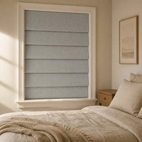 Stores romains verticaux électriques Dreamy en tissu, moteur intégré, batterie au lithium, occultants, en polyester, écologiques, modernes et minimalistes