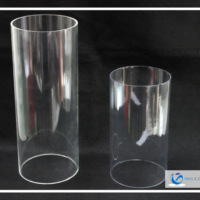 Ning E-Plastics Tube acrylique de plus grand diamètre Tube carré
