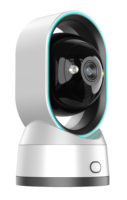 Caméra de sécurité dôme panoramique/inclinaison pour surveillance bébé/animal domestique, audio bidirectionnel, vision nocturne, suivi de mouvement humain, détection de visage intégrée