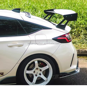 Spoiler Posteriore in Fibra di Carbonio Stile VS per Honda <span class=keywords><strong>Civic</strong></span> Type R FL5 <span class=keywords><strong>2022</strong></span>+ Ala Alta in Carbonio - Product Image 5