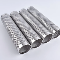 Tube filtrant perforé en acier inoxydable Duplex 2205 2507, résistant aux acides, panier en maille d'alliage spécial pour l'industrie chimique