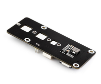 Carte adaptateur Raspberry Pi 5 PCIe vers M.2 Support SSD NVMe Design à montage latéral avec plaque acrylique Compatibilité 2230/2242/2260/2280