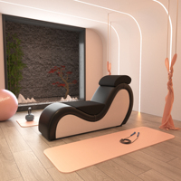 Chaise de salon en cuir PU de haute qualité, confortable et sexy, couleurs personnalisables, l'usine accepte les commandes directes
