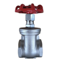 Vanne à opercule manuelle en acier inoxydable Z15W-16P, accessoires de plomberie, vanne de compteur d'eau filetée, fabriquée en Chine continentale