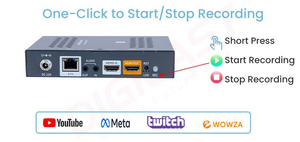 Codificador HTTPS de baja latencia de un <span class=keywords><strong>canal</strong></span> sobre WAN <span class=keywords><strong>HD</strong></span> a plataforma <span class=keywords><strong>en</strong></span> <span class=keywords><strong>vivo</strong></span> H265 HEVC HTTP HLS SRT - Product Image 3