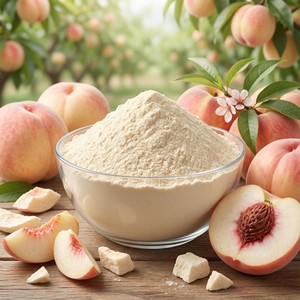 Delicado Frutal Liofilizado Floral Dulce para un Snack Ligero y Saludable y Dietas Bajas en Azúcar, Durazno Blanco Liofilizado - Product Image 3