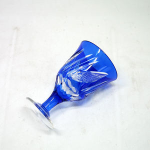 Vasos de chupito de <span class=keywords><strong>tequilla</strong></span> de tallo corto de estilo japonés Edo Kiriko de color azul rubí rojo - Product Image 6