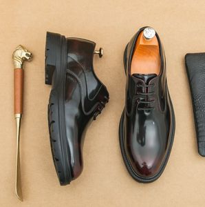 Scarpe in Pelle per Uomo, Orientate al Business, Casual, Scarpe da <span class=keywords><strong>Sposo</strong></span> per Matrimoni Britannici - Product Image 3