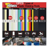 Ensemble de pistolet à souder plastique, outils de réparation de produits en plastique avec machine à agrafes chaudes, machine de réparation de plastique PVC, réparation de pare-chocs de voiture