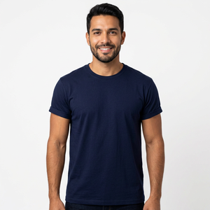 Camisetas de Alta Calidad para Hombre, 100% Algodón, Tejido de Punto Premium, Secado Rápido, Transpirables, OEM, al por Mayor, Lisas, Marca EVERGREEN, Mercado Global - Product Image 1