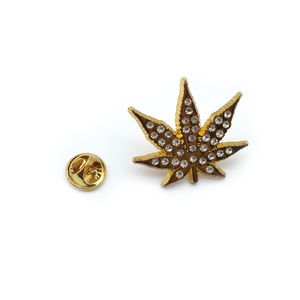 Pin de Solapa de Marihuana con Diseño de <span class=keywords><strong>Diamante</strong></span>, Personalizado en Esmalte, para Coleccionistas y Regalos - Product Image 4