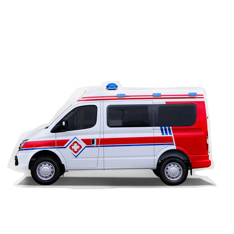 5 meters length hospital ambulance car with medical equipment