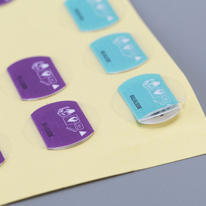 防水个人护理产品透明不干胶标签可定制不干胶标签贴纸 - Product Image 2