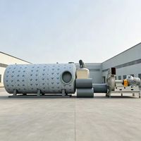 Four horizontal industriel automatique à air chaud, compatible biogaz, mazout lourd, diesel, mazout léger, gaz de combustion, avec surveillance à distance, en acier inoxydable