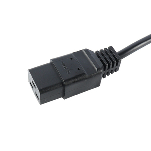 y type power cord textile power cord c19 c20 <strong>plug</strong> socket H05VV-F 3X1.0mm2 - Product Image 1