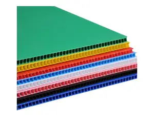 PP Corrugated Plastic Sheet Plastic Corflute Board Corrugated Fluted Sheets Yard Sign Polypropylene Hollow Sheet