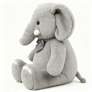 Customized Gray <b>elephant</b> plush toy, <b>Elephant</b> plush for kids, Cute <b>elephant</b> plush <b>gift</b> - Product Image 1