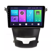 Marco para Reproductor Multimedia con GPS, DSP y RGB para el Tablero de Instrumentos de SSANG YONG KORANDO 2014-2016, Ajuste Universal 2DIN Integrado