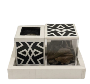 Quemador de Incienso de Resina con Forma Trenzada, Aromaterapia, Caligrafía Árabe Dorada, 4 Colores, para Mesa de Ramadán, Venta al Por Mayor - Product Image 3