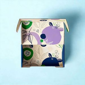 <b>Small</b> Business Cardboard Packaging - Custom Logo Gold Foil Perfume/Cosmetic Corrugated Mailer <b>Box</b> - Product Image 3