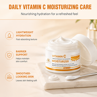 Crème hydratante pour le visage à la vitamine C, naturelle, éclaircissante, hydratante, anti-rides, réductrice de taches, réparatrice, OEM ODM