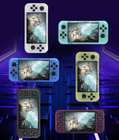 Console de jeu vidéo portable RG50XX 5 pouces avec carte mémoire TF 64 Go, mode TV, filaire et sans fil, processeur quadricœur, Linux
