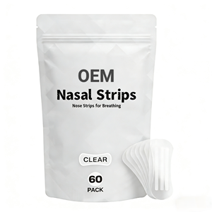 Tiras nasales sin medicamentos para ronquidos, tamaño grande, transparentes, de PE, marca privada, tiras nasales elásticas fuertes, venta al <span class=keywords><strong>por</strong></span> mayor - Product Image 6