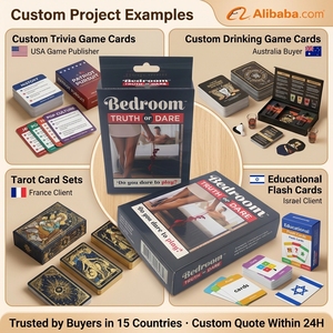 Stampa Personalizzata di Carte da Gioco, Produttore di Carte per Giochi di <span class=keywords><strong>Trivia</strong></span> e Bevute, Carte per Giochi da Tavolo OEM - Product Image 6