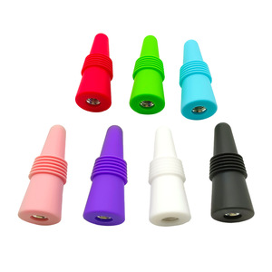 Silicone Wine Stopper 6.0cm Blue Leak Proof Bottle Cap For Red Wine Champagne - Product Image 4