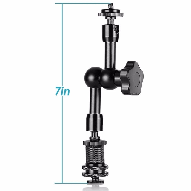 7 Inch Adjustable Friction Articulated Magic Arm Holder for DSLR Camera Rig / LCD/ DV Monitor
