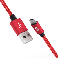 Cable USB a Micro USB con Carcasa de Aluminio Personalizable, Cable de Teléfono Multicolor con Carga Rápida y Trenzado, Compatible con Logotipo