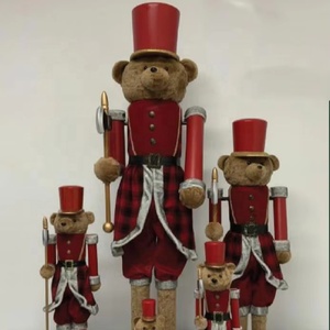 Grand <span class=keywords><strong>Casse</strong></span>-<span class=keywords><strong>Noisette</strong></span> Ours Soldat Ornements en Plastique Pliable Musique en Mouvement Jouets Cadeaux <span class=keywords><strong>Casse</strong></span>-<span class=keywords><strong>Noisette</strong></span> de Noël - Product Image 1