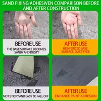 Agent d'étanchéité et de fixation du sable pour façades en pierre et murs flexibles anti-fissures, haute adhérence, écologique