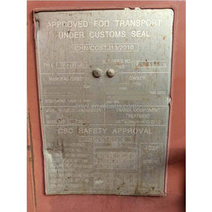 Conteneur 20GP d'occasion de bonne qualité, conteneur de transport de marchandises sèches 20GP d'occasion. - Product Image 3