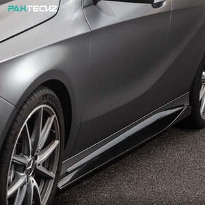 Paktechz, piezas de fibra de carbono seca, Kit de carrocería, faldas laterales para <span class=keywords><strong>Mercedes</strong></span> <span class=keywords><strong>Benz</strong></span> W176 <span class=keywords><strong>A200</strong></span> <span class=keywords><strong>Sport</strong></span> A260 A45 2013 - 2018 - Product Image 5
