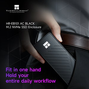 กล่องใส่ฮาร์ดดิสก์ภายนอก Thermalright รุ่น High-Speed HR-EB101 สีดำ รองรับ AC USB3.2 Gen2 M.2 NVMe SSD - Product Image 6
