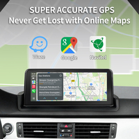 Autoradio écran large 10,25 pouces, système Linux, Carplay, WIFI, BT, GPS, multimédia pour BMW E90 2006-2012