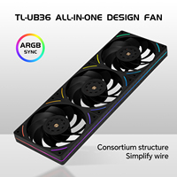 Thermalright TL-UB36 360mm Single-Frame PC Cooling Case Ventilateurs 2150 RPM Vitesse ARGB Ventilateur de boîtier informatique